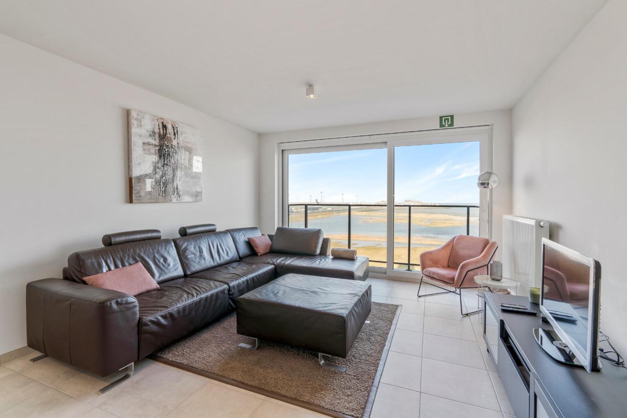 Ontspannen Aan Zee App Met Frontaal Zeezicht - 4P Knokke-Heist Ngoại thất bức ảnh